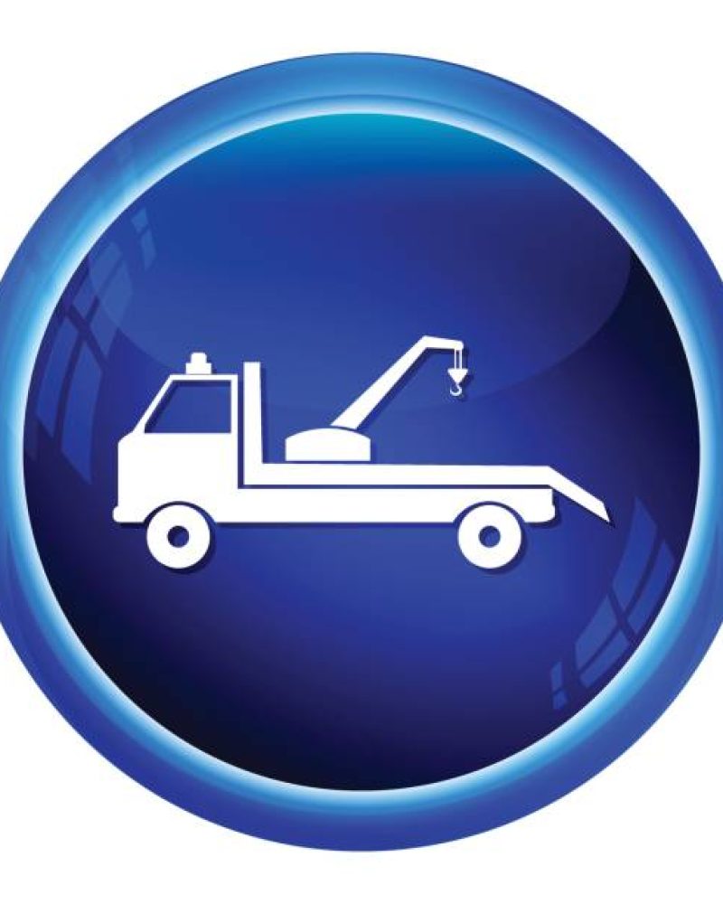Crane Truck icon, vector illustration